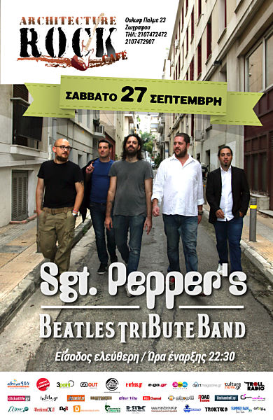 Η Sgt. Pepper’s Beatles Tribute Band ζωντανά στο Architecture Rock Cafe!