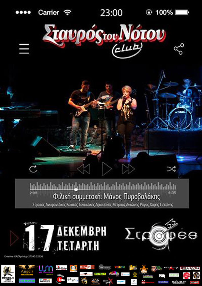 Οι 33 Στροφές εγκαθίσταται για μία εμφάνιση στον Σταυρό του Νότου!