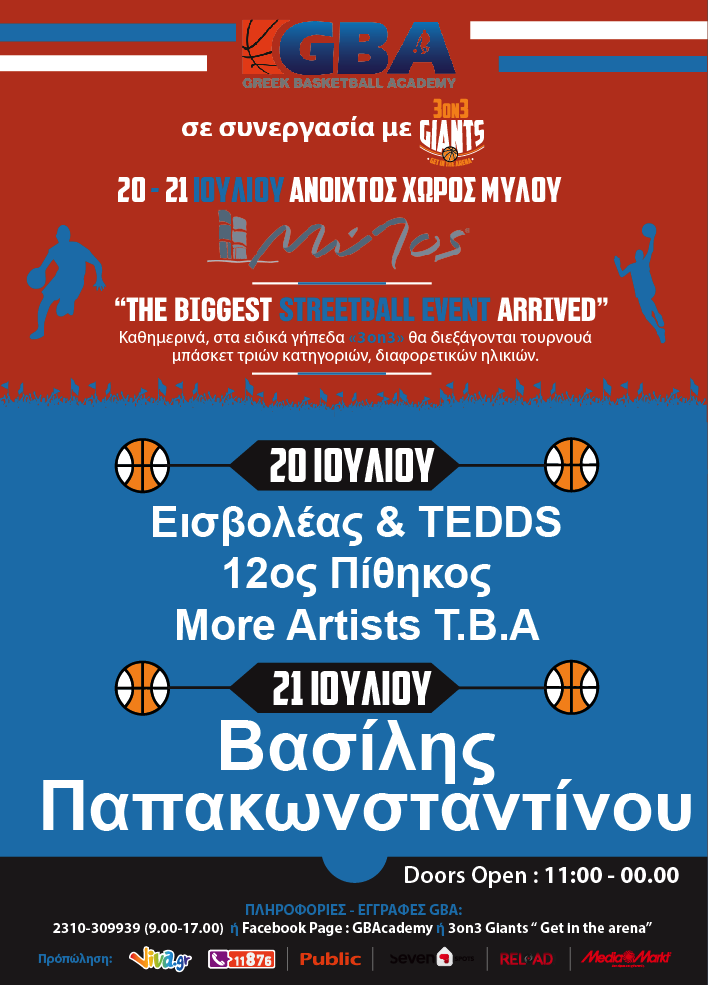 Μπάσκετ μετά… μουσικής στον Μύλο Θεσσαλονίκης!