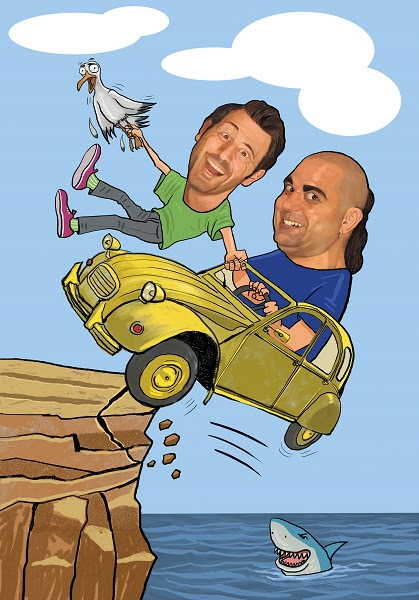 Λευτέρης Ελευθερίου και Αλκιβιάδης Κωνσταντόπουλος έρχονται… με την όπισθεν στο Γυάλινο – Up Stage!