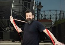 Ο Σπύρος Γραμμένος στην Τεχνόπολη στο Γκάζι