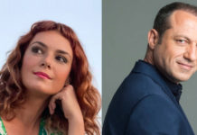 O Κώστας Τριανταφυλλίδης και η Ανδριάνα Μπάμπαλη στο Θέατρο Ολύμπια