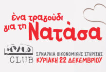 Γνωστοί καλλιτέχνες, τραγουδούν στη Θεσσαλονίκη για τη Νατάσα… Μια φιλανθρωπική συναυλία…