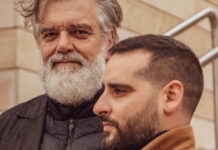 Ο Παναγιώτης Καλαντζόπουλος και ο Κωνσταντίνος Μπιμπής στη Σφίγγα