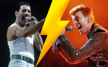“Όταν οι Νότες συγκρούονται” Freddie Mercury vs David Bowie… Δύο αστέρες, δύο σύμπαντα, μία στιγμή που έγραψε ιστορία…